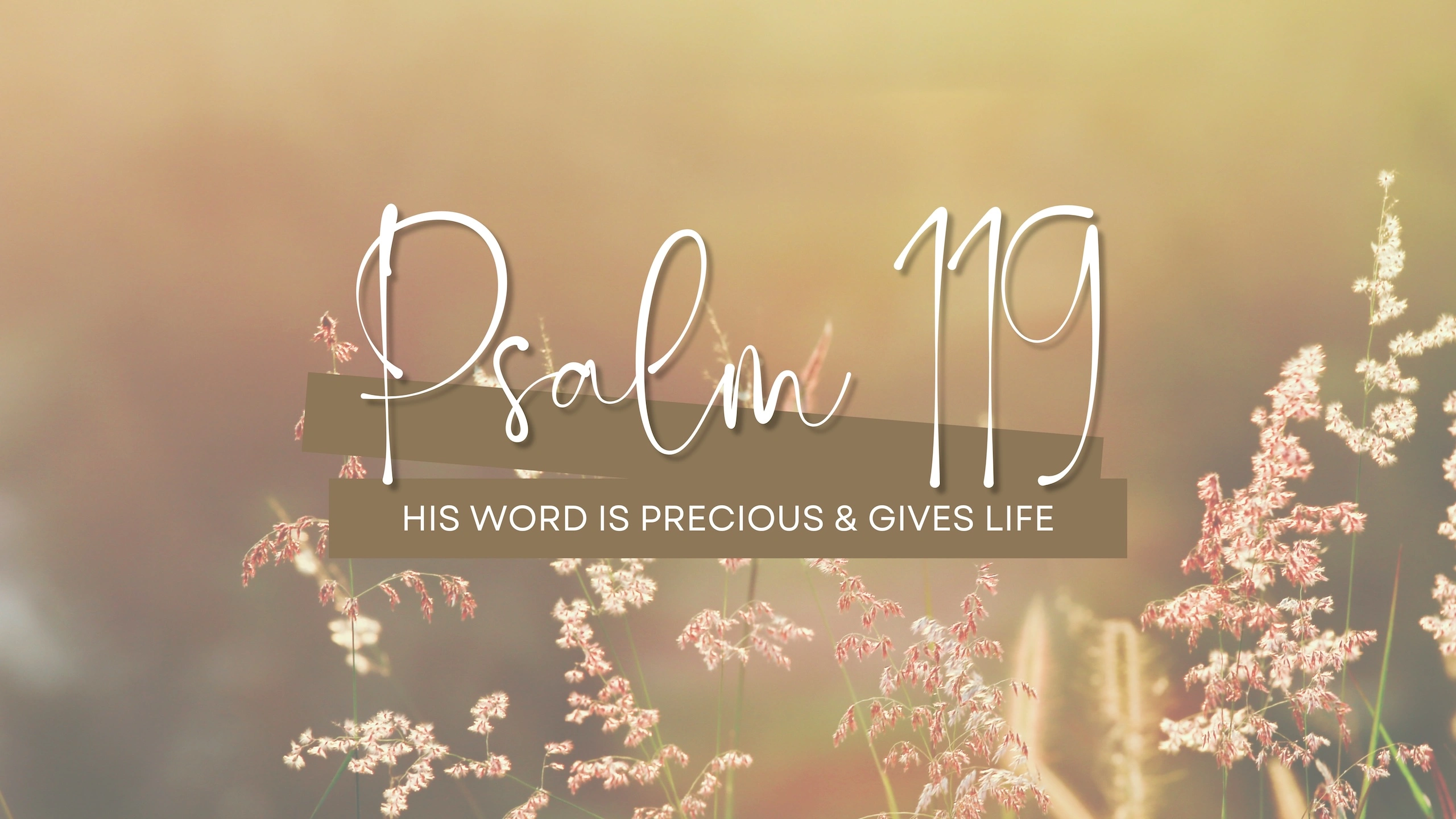 Psalm 119 series artwork