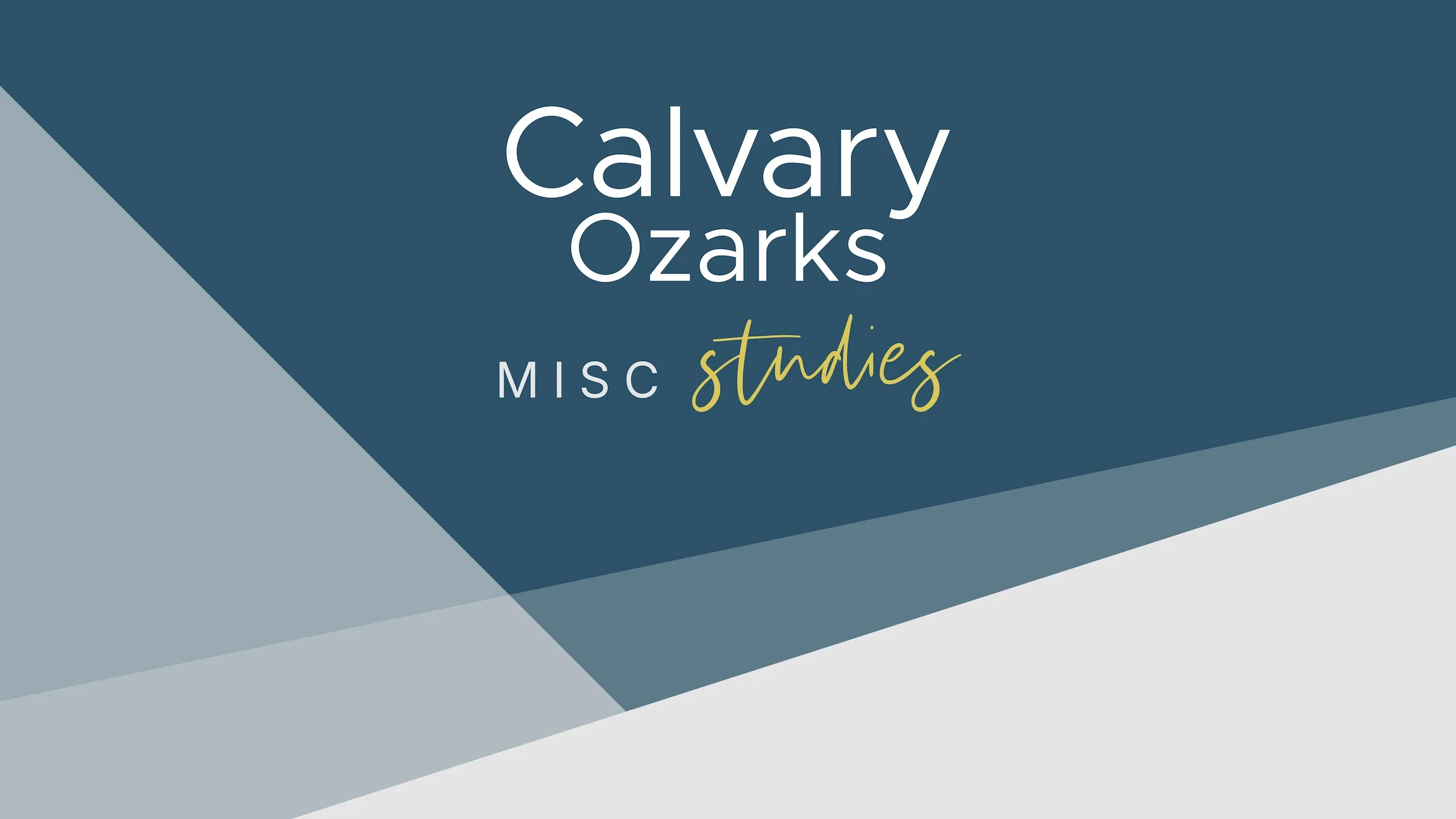 Standalone Sermons series artwork